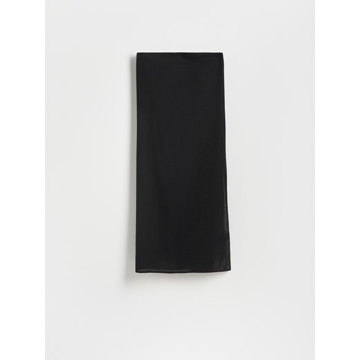 Reserved - Sarong z dodatkiem lnu - czarny ze sklepu Reserved w kategorii Spódnice - zdjęcie 184760501