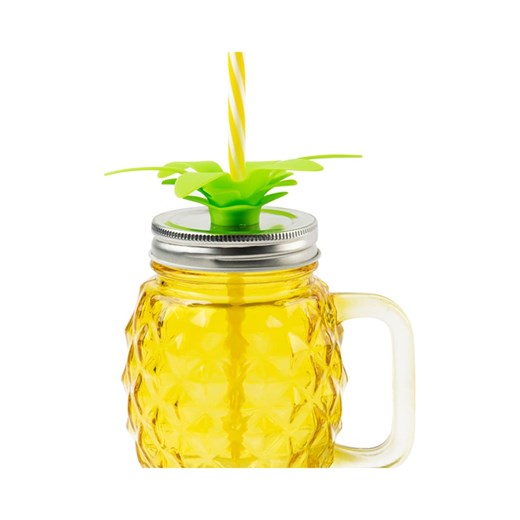 Trendy Kitchen by EXCÉLSA Szklanka &quot;Ananas&quot; w kolorze żółtym - 520 ml ze sklepu Limango Polska w kategorii Szklanki - zdjęcie 184760660