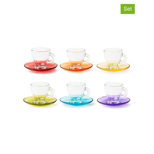 Trendy Kitchen by EXCÉLSA Filiżanki (6 szt.) &quot;Istanbul&quot; w różnych kolorach do espresso - 90 ml ze sklepu Limango Polska w kategorii Filiżanki - zdjęcie 184760690