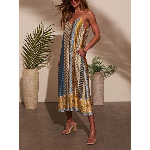 LA Angels Kombinezon w kolorze beżowo-niebieskim La Angels M okazja Limango Polska