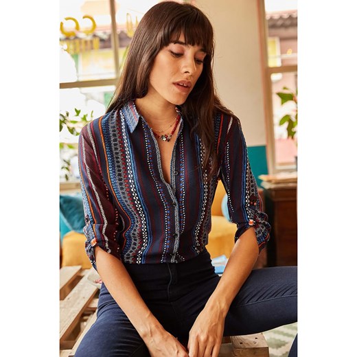 Olalook Bluzka ze wzorem Olalook XL okazja Limango Polska