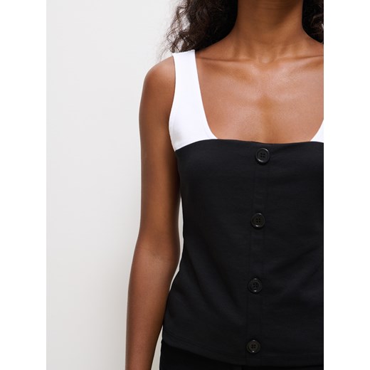 Mohito - Top na ramiączkach - czarny Mohito S Mohito