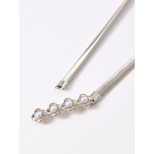 Mohito - Wąski pasek - srebrny Mohito S/M Mohito