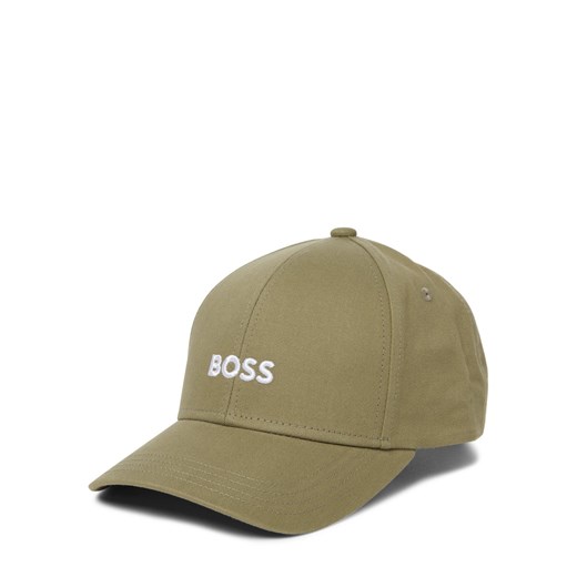 BOSS Męska czapka z daszkiem Mężczyźni Bawełna trzcinowy jednolity ze sklepu vangraaf w kategorii Czapki z daszkiem męskie - zdjęcie 184763320