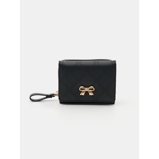 Sinsay - Portfel z błyskawicznym zamkiem - czarny Sinsay One Size Sinsay