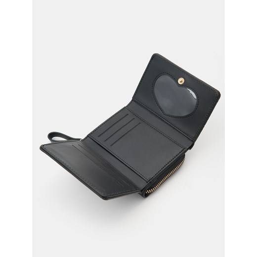 Sinsay - Portfel z błyskawicznym zamkiem - czarny Sinsay One Size Sinsay