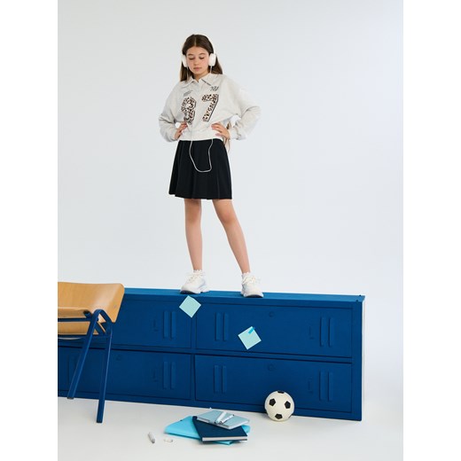 Sinsay - Bluza z kołnierzykiem - szary Sinsay 140 (9-10 l) Sinsay