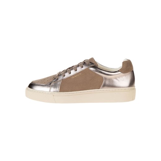 GANT Footwear Skórzane sneakersy &quot;Julice&quot; w kolorze brązowo-jasnoróżowym ze sklepu Limango Polska w kategorii Trampki damskie - zdjęcie 184764681
