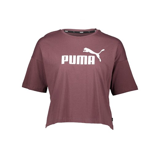Puma Koszulka &quot;ESS&quot; w kolorze bordowym ze sklepu Limango Polska w kategorii Bluzki damskie - zdjęcie 184764752