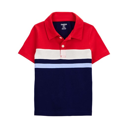 OshKosh Koszulka polo w kolorze granatowo-czerwonym ze sklepu Limango Polska w kategorii T-shirty chłopięce - zdjęcie 184764770