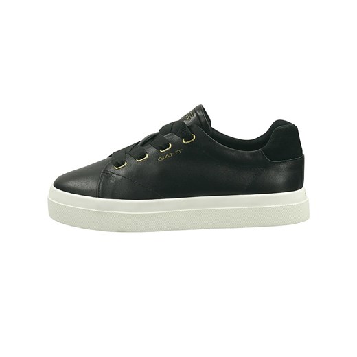GANT Footwear Skórzane sneakersy &quot;Avona&quot; w kolorze czarnym ze sklepu Limango Polska w kategorii Buty sportowe damskie - zdjęcie 184764850