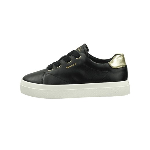GANT Footwear Skórzane sneakersy &quot;Prepla&quot; w kolorze czarnym ze sklepu Limango Polska w kategorii Buty sportowe damskie - zdjęcie 184764862
