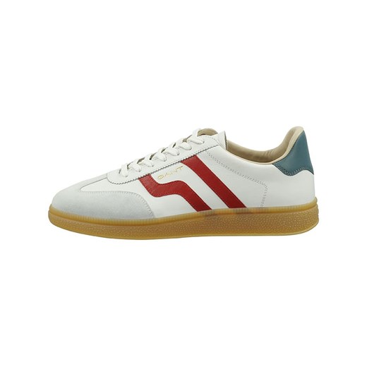 GANT Footwear Skórzane sneakersy &quot;Cuzmo&quot; w kolorze biało-czerwonym ze sklepu Limango Polska w kategorii Buty sportowe męskie - zdjęcie 184765012