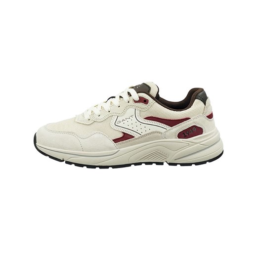 GANT Footwear Skórzane sneakersy &quot;Jaybro&quot; w kolorze beżowo-bordowym ze sklepu Limango Polska w kategorii Buty sportowe męskie - zdjęcie 184765060