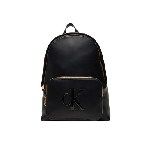 Calvin Klein Plecak Bold Ck Backpack LV04F3233G Czarny ze sklepu MODIVO w kategorii Plecaki - zdjęcie 184765484