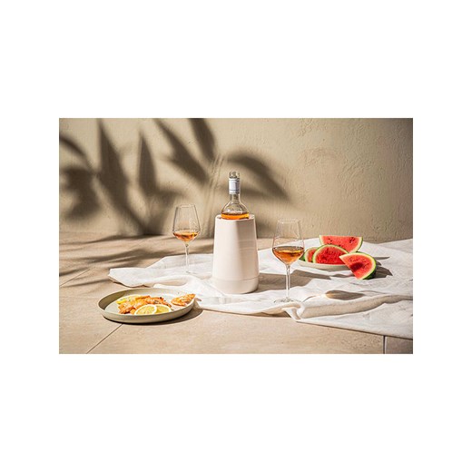 Vacu Vin Schładzacz &quot;Hexo&quot; w kolorze beżowym do wina - wys. 21,3 x Ø Vacu Vin onesize okazyjna cena Limango Polska