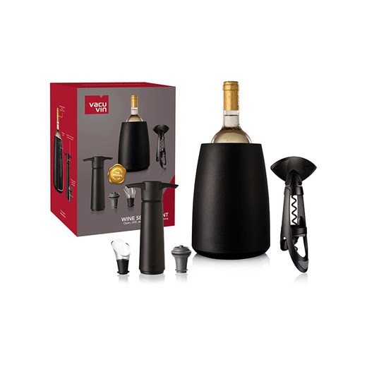 Vacu Vin 5-częściowy zestaw &quot;Elegant&quot; w kolorze czarnym ze sklepu Limango Polska w kategorii Naczynia - zdjęcie 184766144