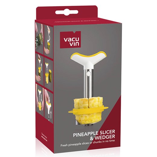 Vacu Vin Krajalnica w kolorze białym do ananasa - dł. 20,1 cm Vacu Vin onesize okazyjna cena Limango Polska