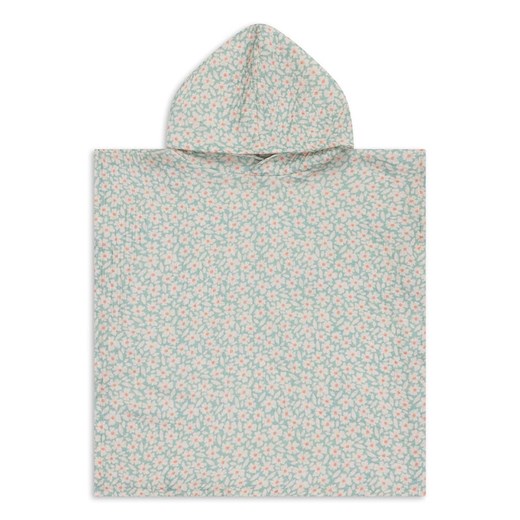 Swim Essentials Ponczo &quot;Florish&quot; w kolorze biało-błękitnym - 55 x 50 cm ze sklepu Limango Polska w kategorii Ręczniki dla dzieci - zdjęcie 184766272