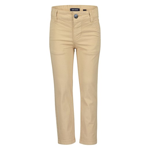 Blue Seven Spodnie chino w kolorze beżowym ze sklepu Limango Polska w kategorii Spodnie chłopięce - zdjęcie 184766433