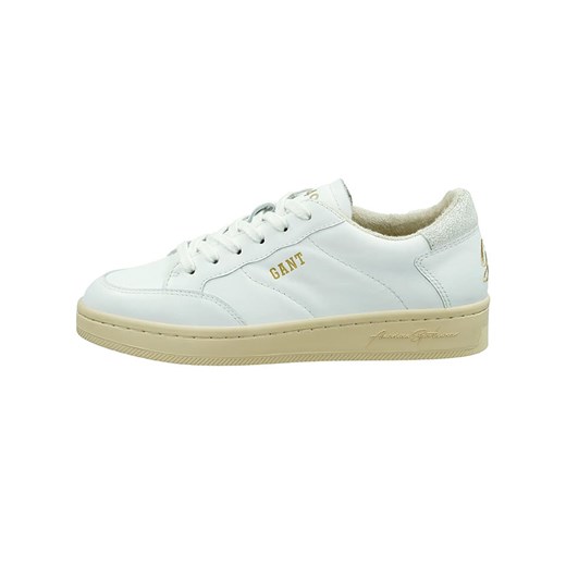 GANT Footwear Skórzane sneakersy &quot;Prepla&quot; w kolorze białym ze sklepu Limango Polska w kategorii Buty sportowe damskie - zdjęcie 184766453