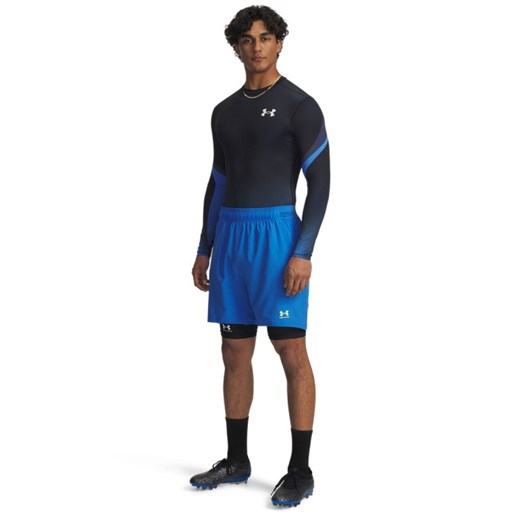 Męskie spodenki treningowe Under Armour UA Challenger Pro Shorts - niebieskie ze sklepu Sportstylestory.com w kategorii Spodenki męskie - zdjęcie 184767293