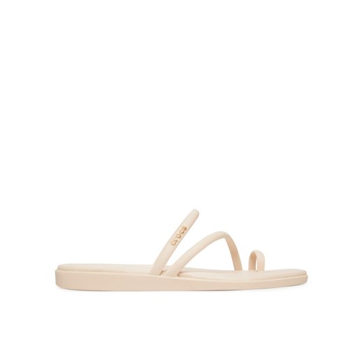 Crocs Japonki Miami Toe Loop 209862 Beżowy ze sklepu MODIVO w kategorii Klapki damskie - zdjęcie 184768141