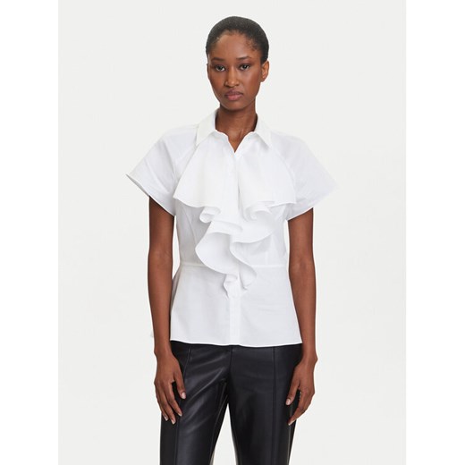 KARL LAGERFELD Koszula A3W11035 Biały Regular Fit ze sklepu MODIVO w kategorii Koszule damskie - zdjęcie 184768153