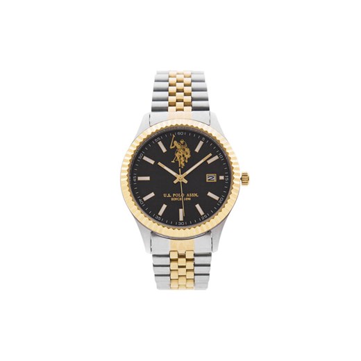 U.S. Polo Assn. Zegarek USP7239BK Srebrny ze sklepu MODIVO w kategorii Zegarki - zdjęcie 184768194