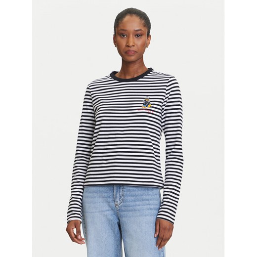 KARL LAGERFELD Bluzka A3W17091 Czarny Regular Fit ze sklepu MODIVO w kategorii Bluzki damskie - zdjęcie 184768240