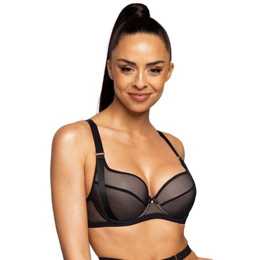 Biustonosz push-up czarny Denise M-0201/11, Kolor czarny, Rozmiar 85B, Mat ze sklepu Intymna w kategorii Biustonosze - zdjęcie 184769392