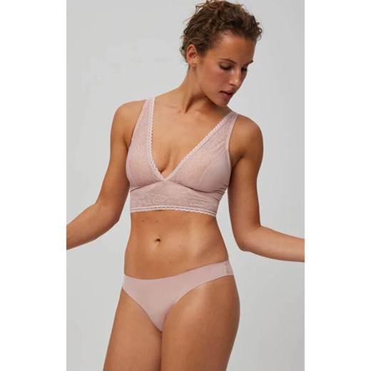 Ysabel Mora stringi damskie pudrowy róż 19673, Kolor róż pudrowy, Rozmiar L, YSABEL MORA ze sklepu Intymna w kategorii Majtki damskie - zdjęcie 184769560