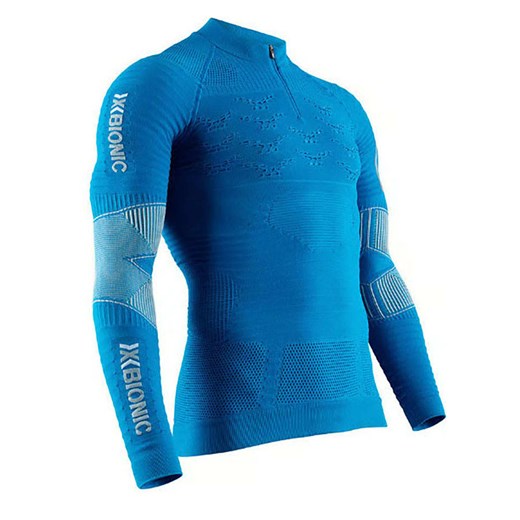 X-Bionic Koszulka w kolorze niebieskim do biegania ze sklepu Limango Polska w kategorii T-shirty męskie - zdjęcie 184769681