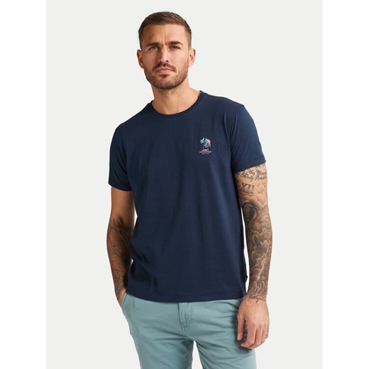 Petrol Industries T-Shirt M-1050-TSR644 Granatowy Regular Fit ze sklepu MODIVO w kategorii T-shirty męskie - zdjęcie 184769804
