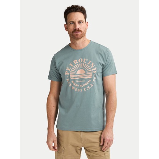 Petrol Industries T-Shirt M-1050-TSR127 Niebieski Regular Fit ze sklepu MODIVO w kategorii T-shirty męskie - zdjęcie 184769820