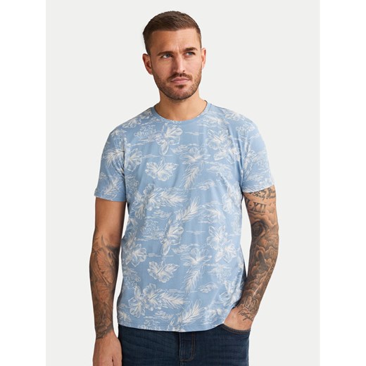 Petrol Industries T-Shirt M-1050-TSR623 Błękitny Regular Fit ze sklepu MODIVO w kategorii T-shirty męskie - zdjęcie 184769853