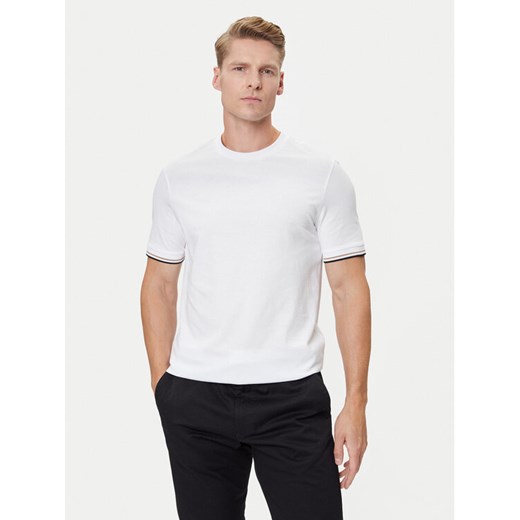 Boss T-Shirt Thompson 04 50501097 Biały Regular Fit ze sklepu MODIVO w kategorii T-shirty męskie - zdjęcie 184769884
