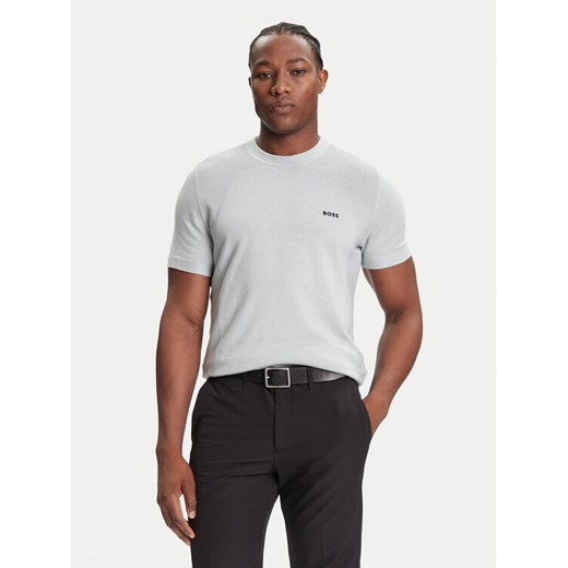 BOSS T-Shirt K_Momentum 50541952 Szary Regular Fit ze sklepu MODIVO w kategorii T-shirty męskie - zdjęcie 184769890
