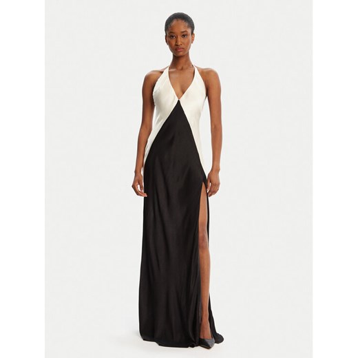BARDOT Sukienka koktajlowa Yve Contrast Halter 59315DB3 Czarny Regular Fit ze sklepu MODIVO w kategorii Sukienki - zdjęcie 184769893