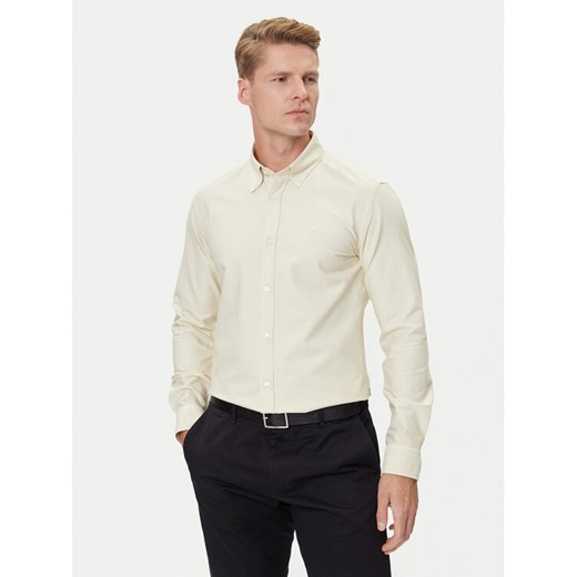 BOSS Koszula H-Roan 50544917 Biały Slim Fit ze sklepu MODIVO w kategorii Koszule męskie - zdjęcie 184769902