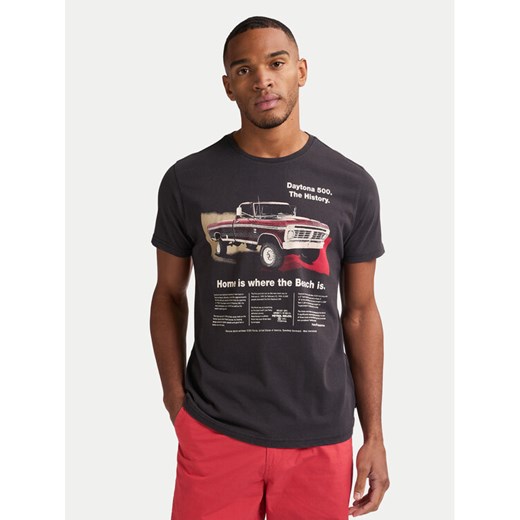 Petrol Industries T-Shirt M-1050-TSR604 Czarny Regular Fit ze sklepu MODIVO w kategorii T-shirty męskie - zdjęcie 184769904