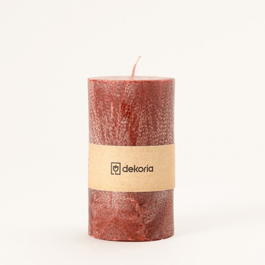Świeca zapachowa palmowa walec Burgundy 360 g ze sklepu dekoria.pl w kategorii Świece i dyfuzory - zdjęcie 184770710