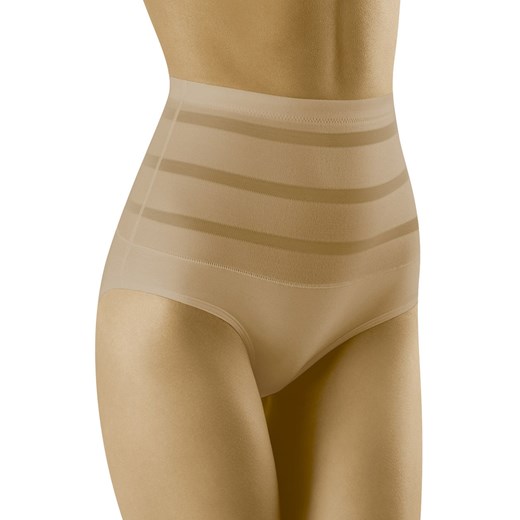 Wysokie figi damskie modelujące beżowe RESPECTA, Kolor beżowy, Rozmiar S, Wol-bar ze sklepu Intymna w kategorii Majtki damskie - zdjęcie 184772462