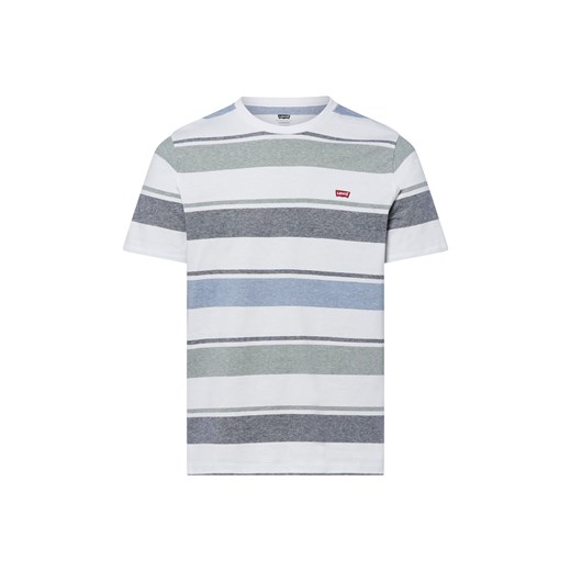Levi's T-shirt męski Mężczyźni Dżersej seledynowy w paski ze sklepu vangraaf w kategorii T-shirty męskie - zdjęcie 184773261