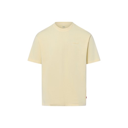 Levi's T-shirt męski Mężczyźni Dżersej cytrynowy jednolity ze sklepu vangraaf w kategorii T-shirty męskie - zdjęcie 184773262