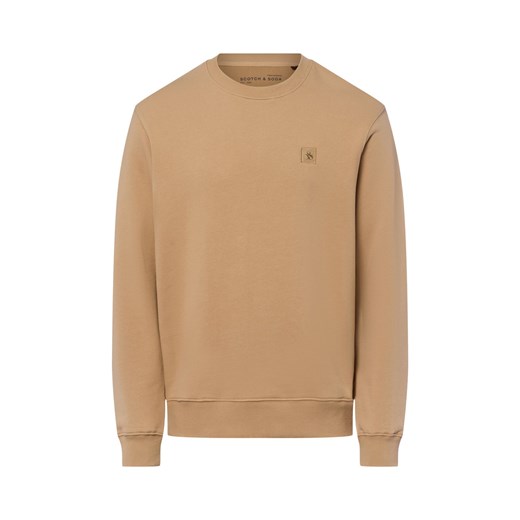 Scotch & Soda Bluza męska Mężczyźni Bawełna melanżowy jednolity ze sklepu vangraaf w kategorii Bluzy męskie - zdjęcie 184773284