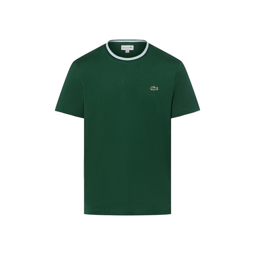 Lacoste Koszulka męska Mężczyźni Bawełna zielony jednolity ze sklepu vangraaf w kategorii T-shirty męskie - zdjęcie 184773290