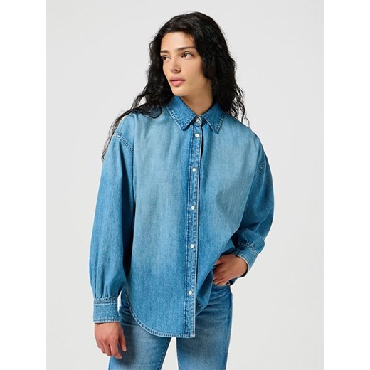 Wrangler Koszula dżinsowa w kolorze błękitnym ze sklepu Limango Polska w kategorii Koszule damskie - zdjęcie 184774103