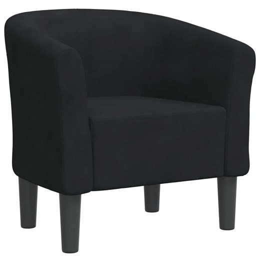 Czarny fotel klubowy do salonu  M8-K30 ze sklepu Edinos.pl w kategorii Fotele - zdjęcie 184774972