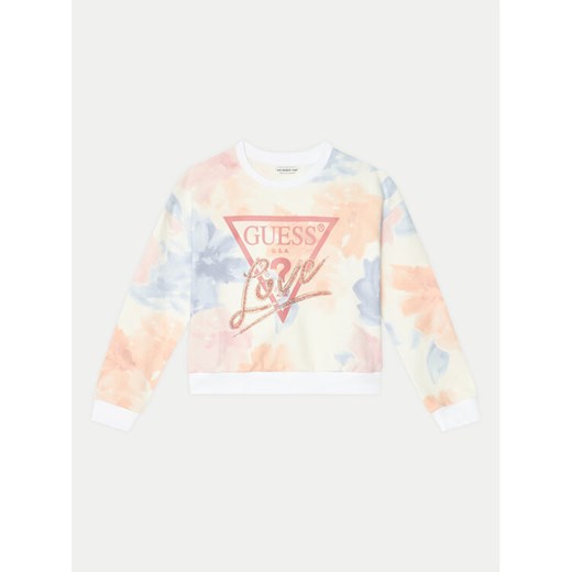 Guess Bluza J5RQ06 KA6R4 Kolorowy Regular Fit ze sklepu MODIVO w kategorii Bluzy dziewczęce - zdjęcie 184774974